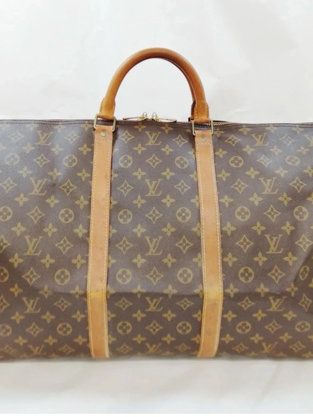 Louis Vuitton Monogram Travel Duffel Boston Bag Keepall 60